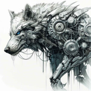 biomechanics tattoo design ideas realistic texture robotic detail symbolising perseverance