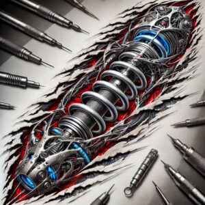 biomechanics tattoo design ideas Surrealism phantom structural design stands for resilience
