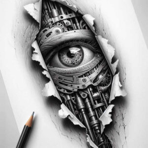 biomechanics tattoo design ideas bold technical motifs for spine