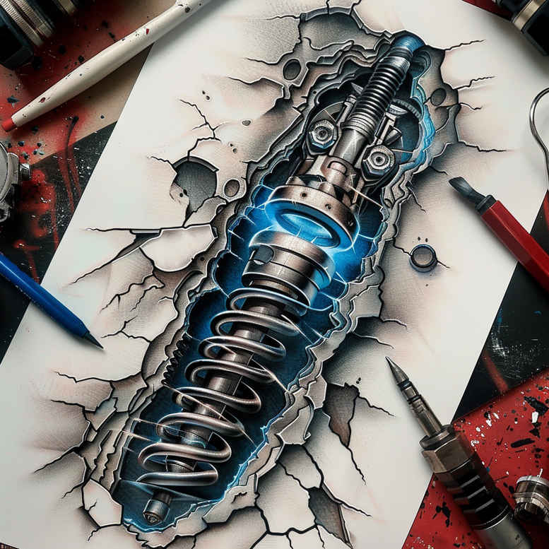 biomechanics tattoo design ideas Realism realistic lighting technical motifs meaning endurance