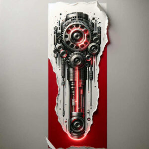 biomechanics tattoo design ideas Realism visual accuracy technical motifs represents perseverance