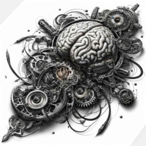 biomechanics tattoo design ideas clean contrast technical shading embodying resilience