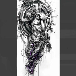 biomechanics tattoo design ideas minimalist technical shading meaning determination