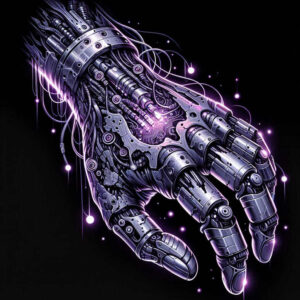 biomechanics tattoo design ideas Surrealism fantasy-inspired tendons stands for perseverance