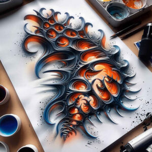 biomechanics tattoo design ideas precise lines tension effects for shoulder