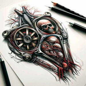 biomechanics-tattoo-designs-ideas-ai-generated--bearings-fine-detail-for-upper-shoulder
