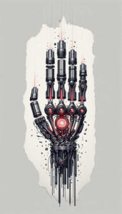 biomechanics-tattoo-designs-ideas-ai-generated--bushings-surrealism-otherworldly-for-shin