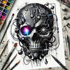 biomechanics-tattoo-designs-ideas-ai-generated--bushings-surrealism-surreal-lighting-for-back