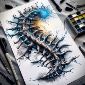 biomechanics-tattoo-designs-ideas-ai-generated--cams-drawing-for-calf