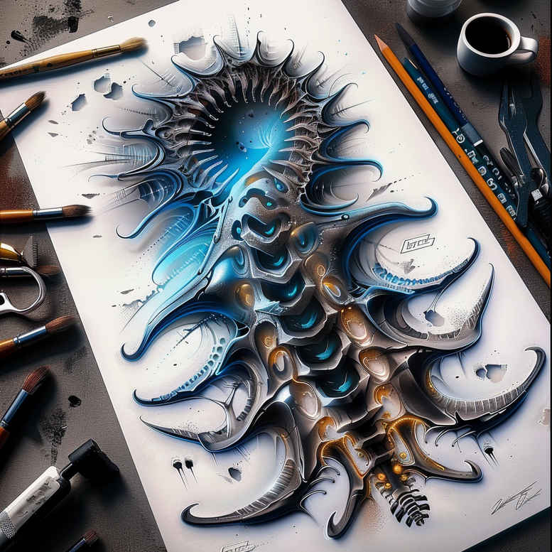 biomechanics-tattoo-designs-ideas-ai-generated--chains-illustrative-style-for-elbow