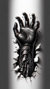 biomechanics-tattoo-designs-ideas-ai-generated--chains-surrealism-abstract-forms-for-ankle