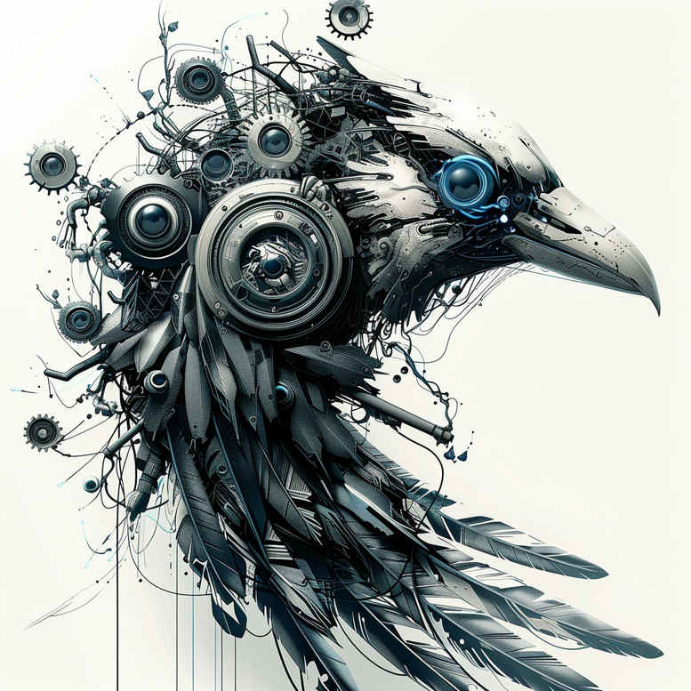 biomechanics-tattoo-designs-ideas-ai-generated--clutches-surrealism-whimsical-for-shin