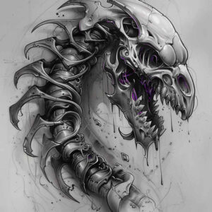 biomechanics-tattoo-designs-ideas-ai-generated--dampers-fluid-motion-for-knee