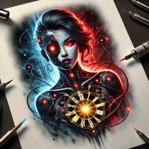 biomechanics-tattoo-designs-ideas-ai-generated--dampers-surrealism-ghostly-shapes-for-full-back