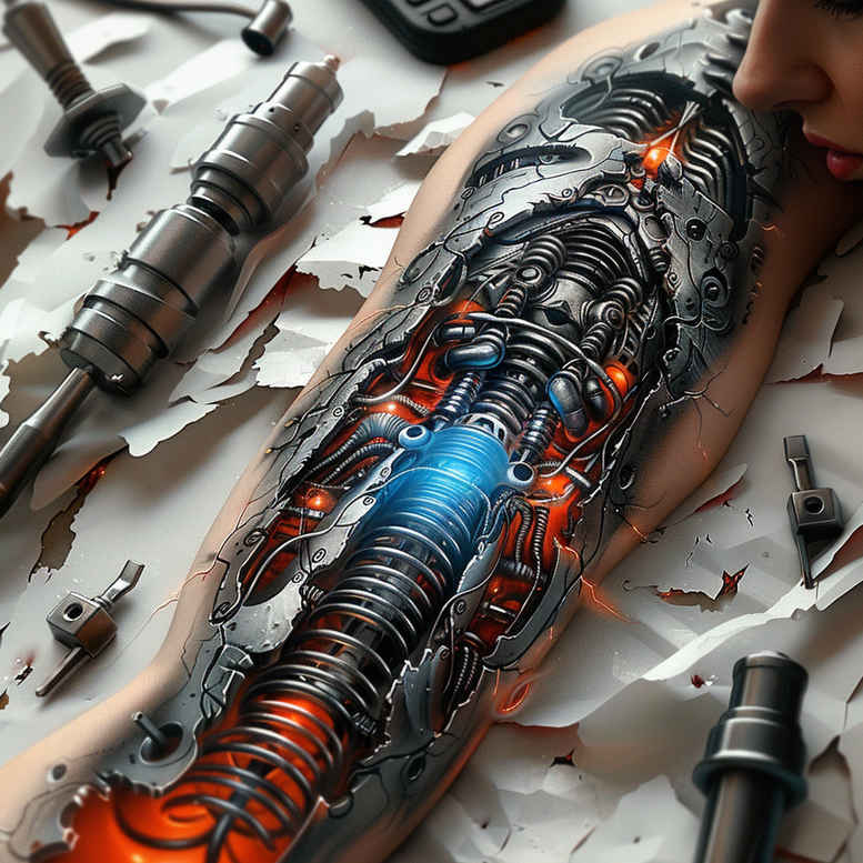 biomechanics-tattoo-designs-ideas-ai-generated--pistons-color-blending-for-sternum