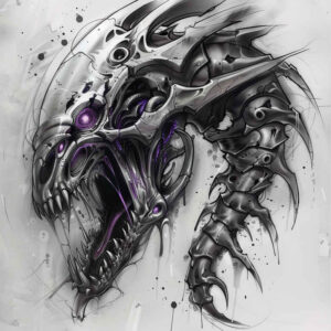 biomechanics-tattoo-designs-ideas-ai-generated--shafts-realism-realistic-wrinkles-for-sternum
