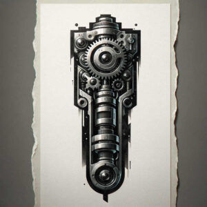 biomechanics-tattoo-designs-ideas-ai-generated--springs-realism-clean-background-for-outer-arm