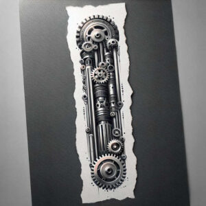 biomechanics-tattoo-designs-ideas-ai-generated--sprockets-fine-detail-for-behind-ear