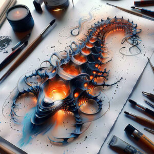 biomechanics-tattoo-designs-ideas-ai-generated--sprockets-smooth-complexion-for-elbow