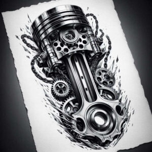 biomechanics-tattoo-designs-ideas-ai-generated--valves-modern-twist-for-lower-leg