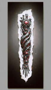 biomechanics-tattoo-designs-ideas-ai-generated--valves-structured-design-for-foot