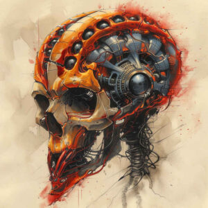 technical-tattoo – tattoo design ideas free ai generated – surrealism-enigmatic-visuals – for-forearm – Gallery: biomechanics-inkby-ai