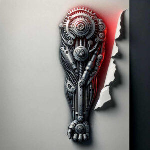 technical-tattoo – tattoo design ideas free ai generated – surrealism-otherworldly – for-lower-back – Gallery: biomechanics-inkby-ai