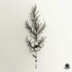 blurry-edge – tattoo design ideas free ai generated – hand-gesture – for-arm – Gallery: upload-inkby-ai