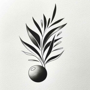 airy-branch – tattoo design ideas free ai generated – pure-design – for-knee – Gallery: branches-inkby-ai