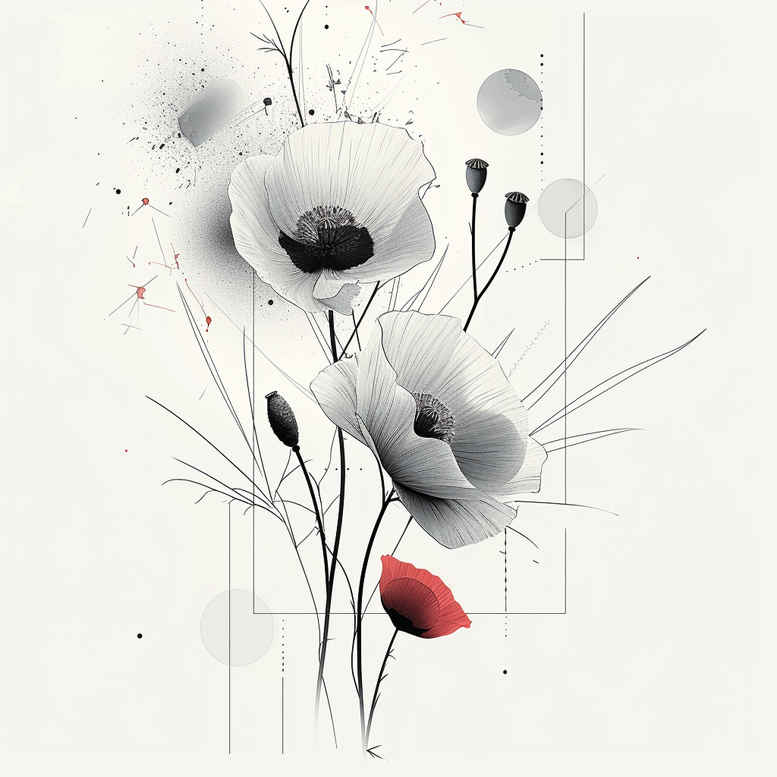 freehand-stain – tattoo design ideas free ai generated – sacred-geometry – delicate-arcs – Gallery: upload-inkby-ai