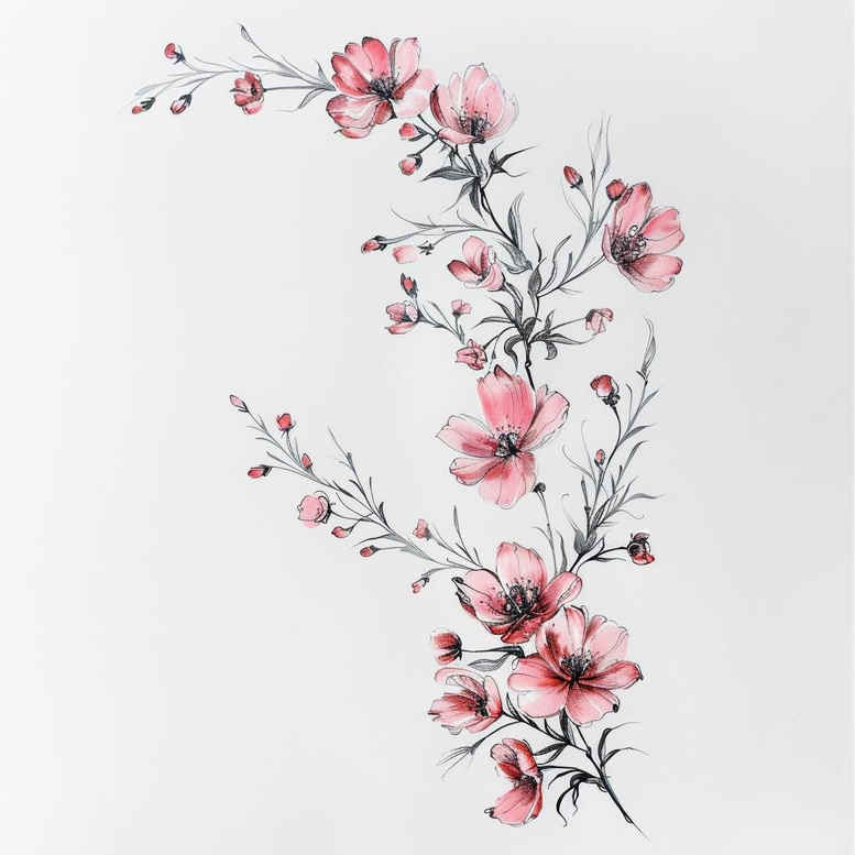 repetitive-shapes – tattoo design ideas free ai generated – for-stomach – realism-highlighted-contrast – Gallery: upload-inkby-ai