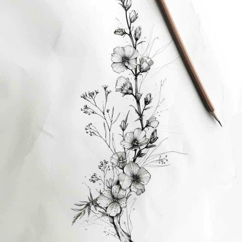 delicate-tint – tattoo design ideas free ai generated – clever-shading – initial-sketch – Gallery: upload-inkby-ai