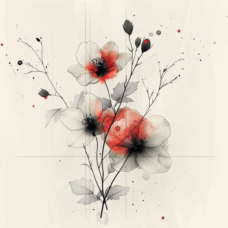 branches – tattoo design ideas free ai generated – monochrome – for-inner-arm – Gallery: branches-inkby-ai