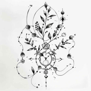 vivid-watercolor – tattoo design ideas free ai generated – bleeding – ornamental – Gallery: upload-inkby-ai