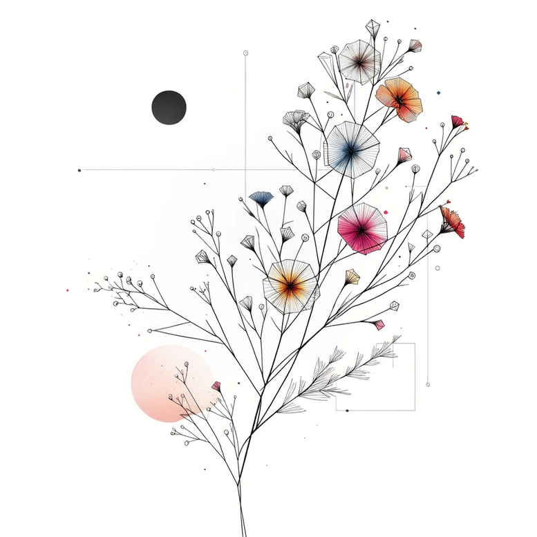geometric-gradient – tattoo design ideas free ai generated – spontaneous – surrealism-unconscious-imagery – Gallery: upload-inkby-ai
