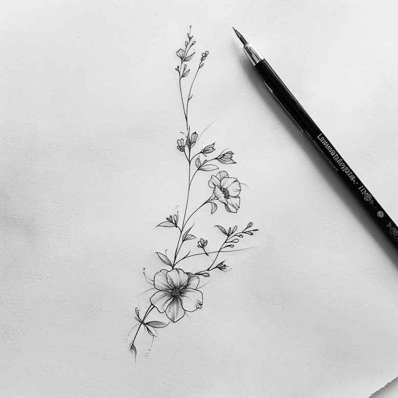 fluid-color – tattoo design ideas free ai generated – ghostly – airy-touch – Gallery: upload-inkby-ai