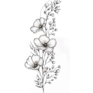 basic-sketch – tattoo design ideas free ai generated – angelic-presence – for-full-back – Gallery: upload-inkby-ai