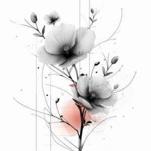 flowing-twig – tattoo design ideas free ai generated – gentle-angle – for-heel – Gallery: branches-inkby-ai