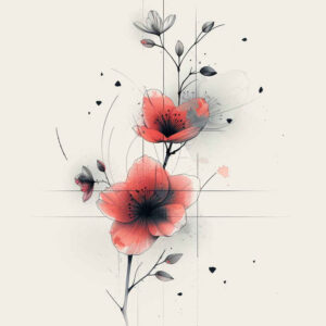 line-art-branch – tattoo design ideas free ai generated – discreet – for-side-torso – Gallery: branches-inkby-ai