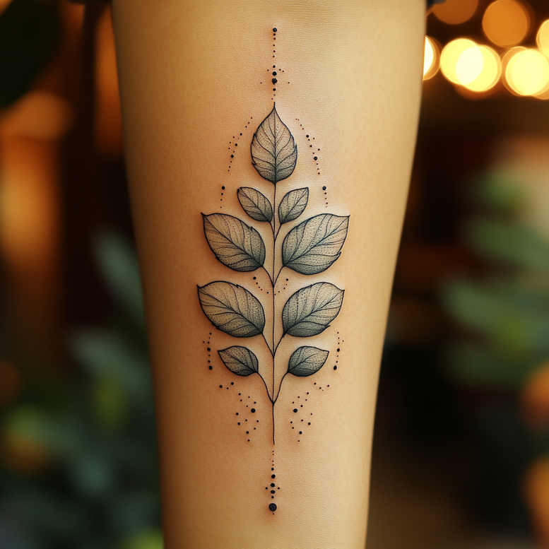 precise-gradient – tattoo design ideas free ai generated – washed-pigment – for-sternum – Gallery: upload-inkby-ai