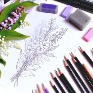 ornamental-twig – tattoo design ideas free ai generated – micro-art – for-back – Gallery: branches-inkby-ai
