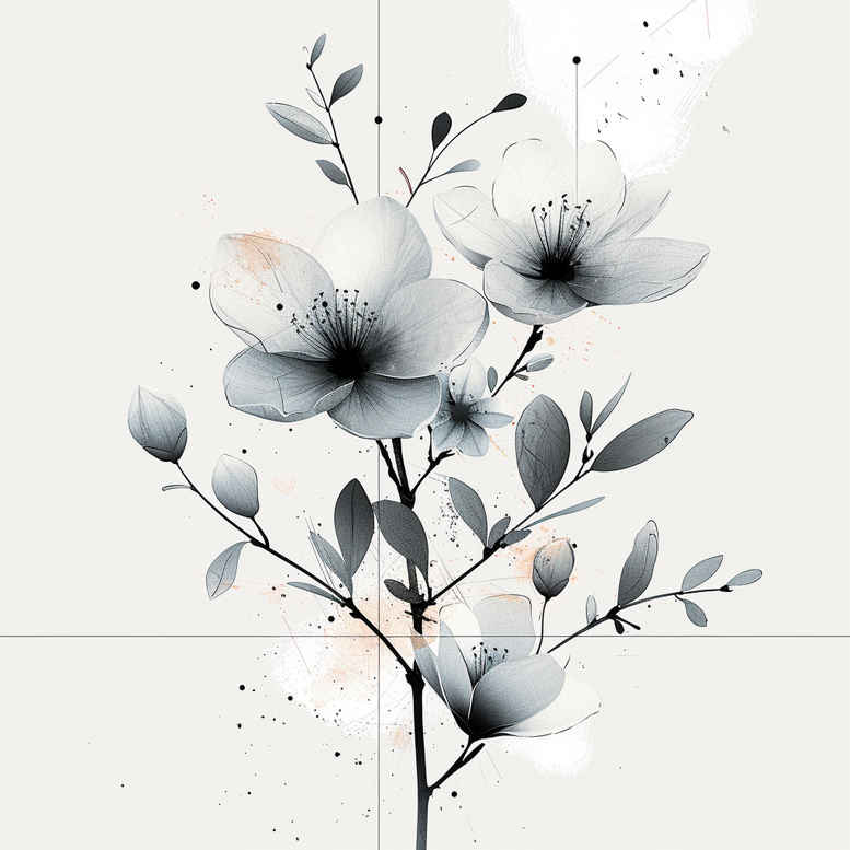 abstract-polygons – tattoo design ideas free ai generated – noir – dotwork – Gallery: upload-inkby-ai