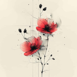 plant-twig – tattoo design ideas free ai generated – no-shading – for-biceps – Gallery: branches-inkby-ai