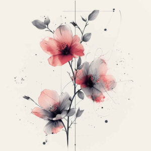 simple-branch – tattoo design ideas free ai generated – micro-line – for-triceps – Gallery: branches-inkby-ai