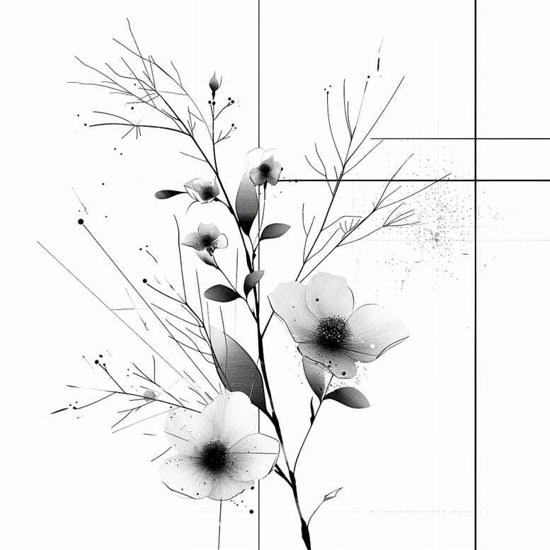 aquarelle-spot – tattoo design ideas free ai generated – dark-shading – minimal-shading – Gallery: upload-inkby-ai