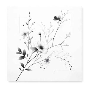 sketch-twig – tattoo design ideas free ai generated – single-line – for-side-torso – Gallery: branches-inkby-ai