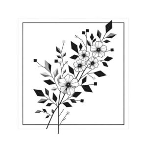 slender-twig – tattoo design ideas free ai generated – micro-line – for-ribs – Gallery: branches-inkby-ai