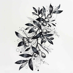 slender-twig – tattoo design ideas free ai generated – precise – for-heel – Gallery: branches-inkby-ai
