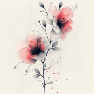 soft-twig – tattoo design ideas free ai generated – no-background – for-wrist-side – Gallery: branches-inkby-ai