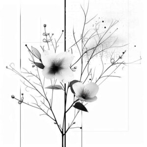 branches tattoo design ideas modest botanical elements for upper thigh